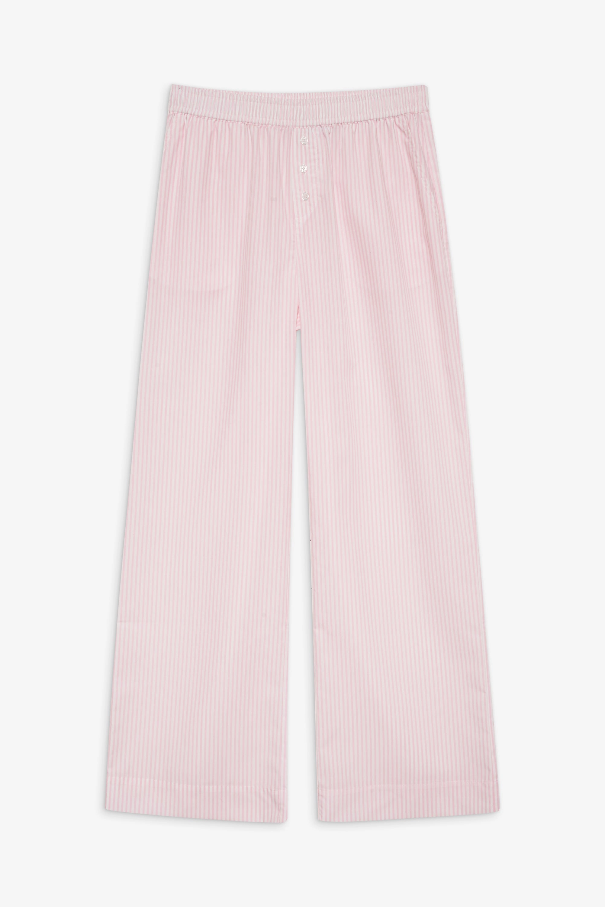 Easy Striped Sleep Pants - Pink Stripe