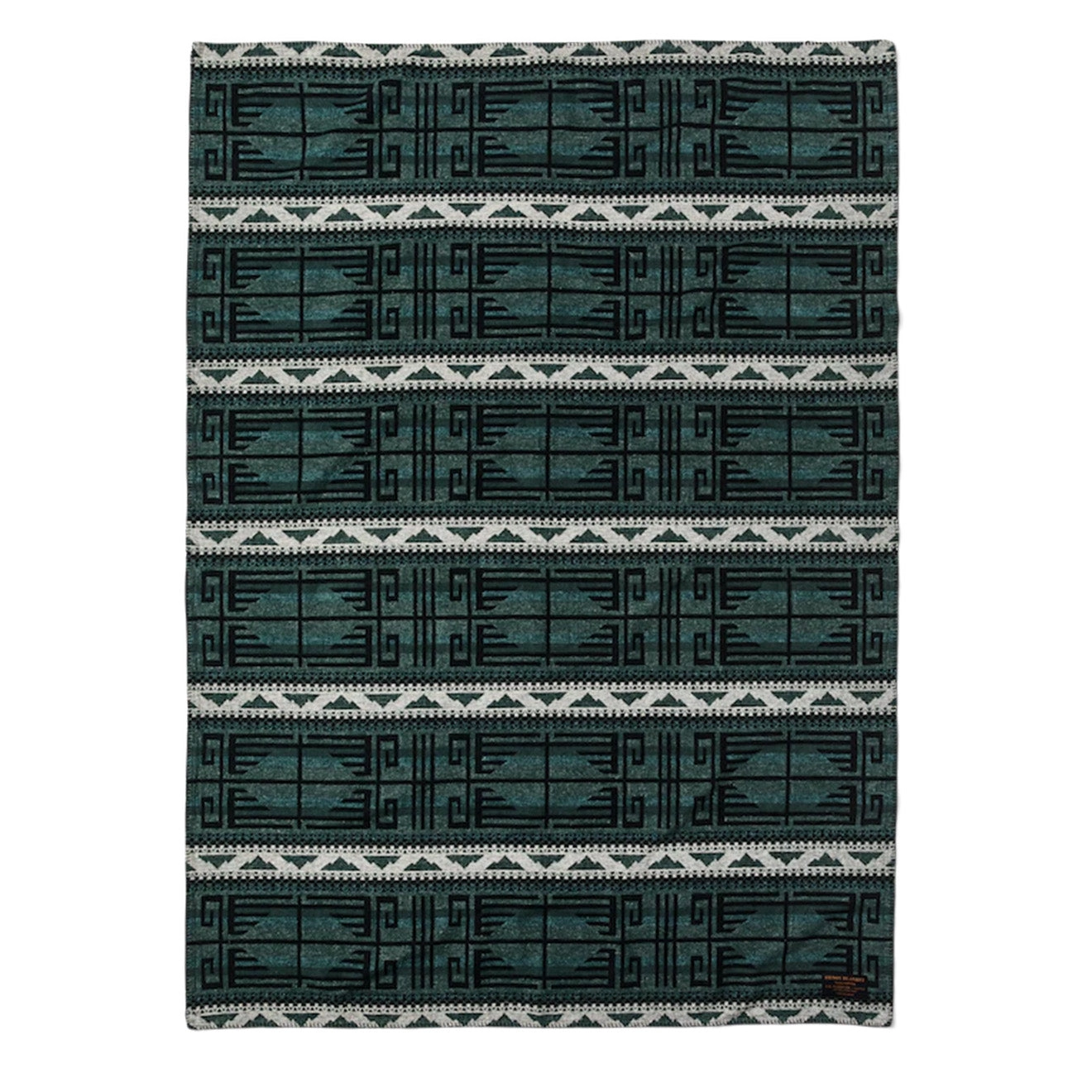 Filson Fire Mountain Blanket Black / Green / Gran