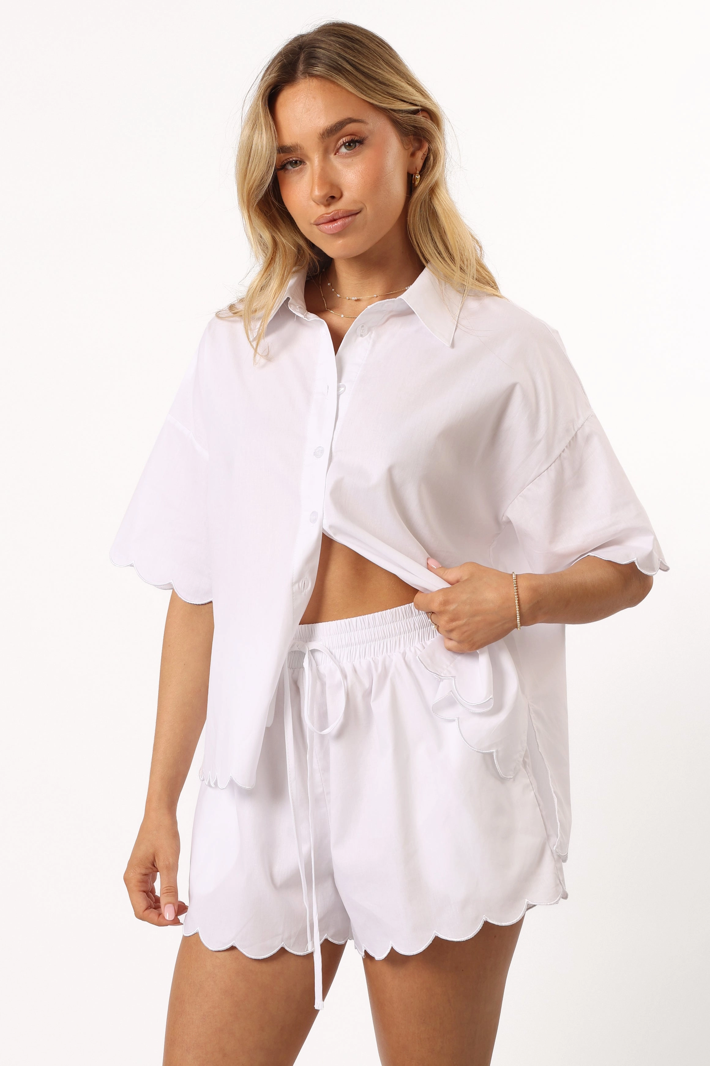 Katy Shorts - White
