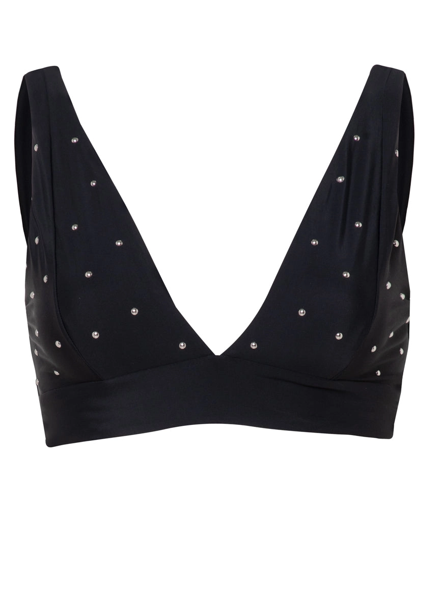 Maaji Blackjack Paradisial Triangle Long Line Bikini Top