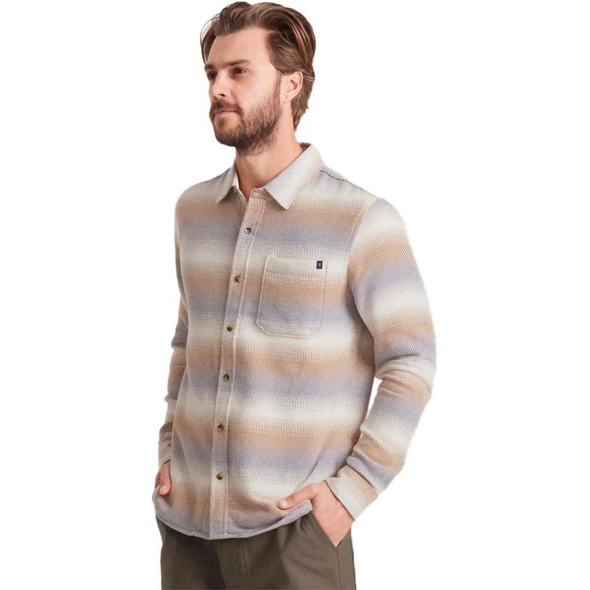 Men's Crossroads Organic Long Sleeve Flannel