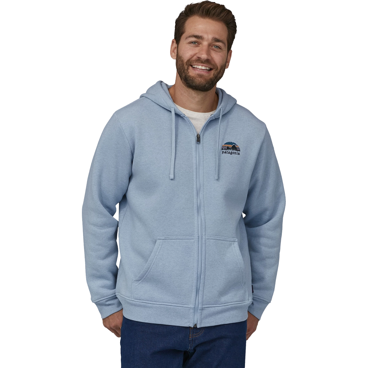 Men's Skyline Stencil Uprisal Full Zip Hoody