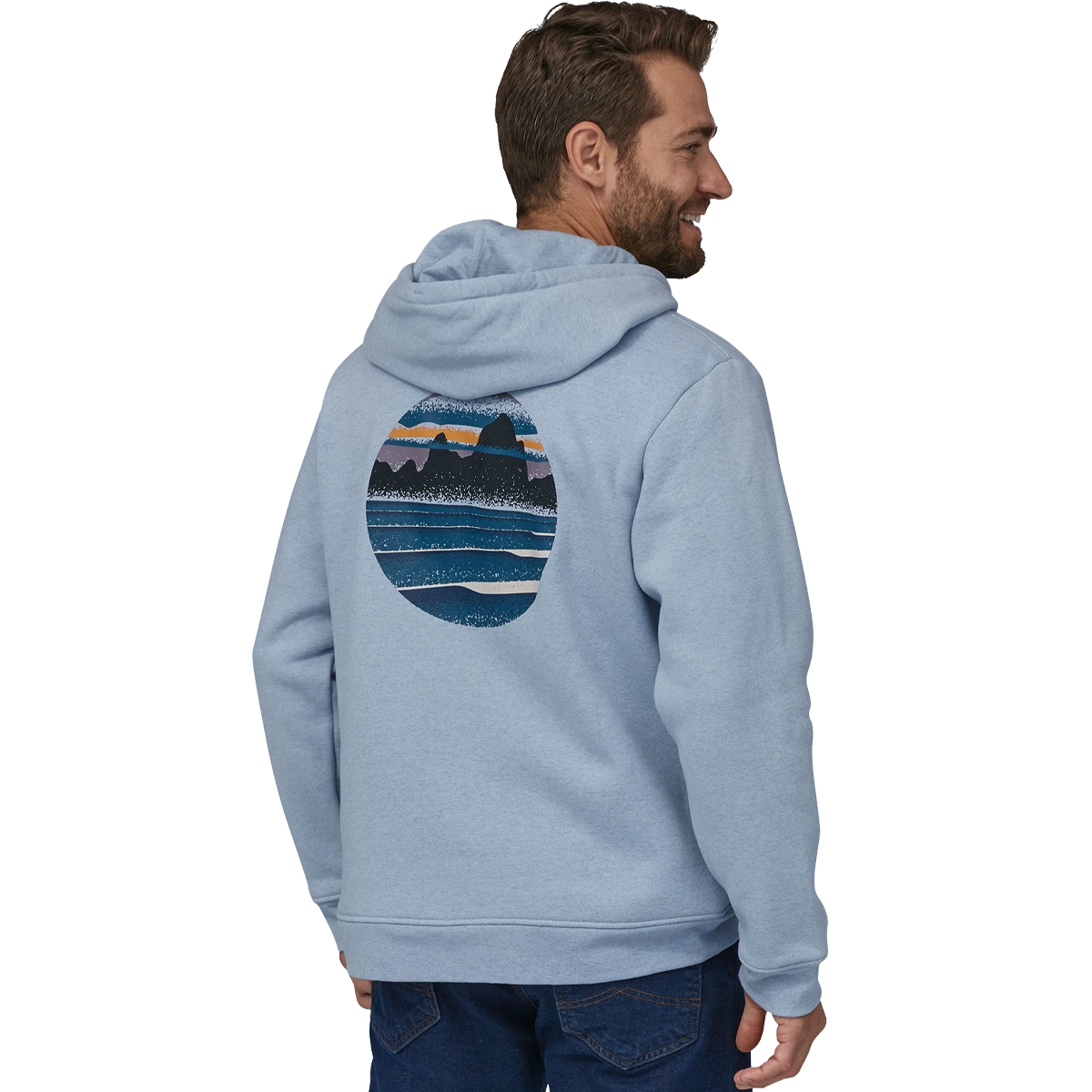 Men's Skyline Stencil Uprisal Full Zip Hoody