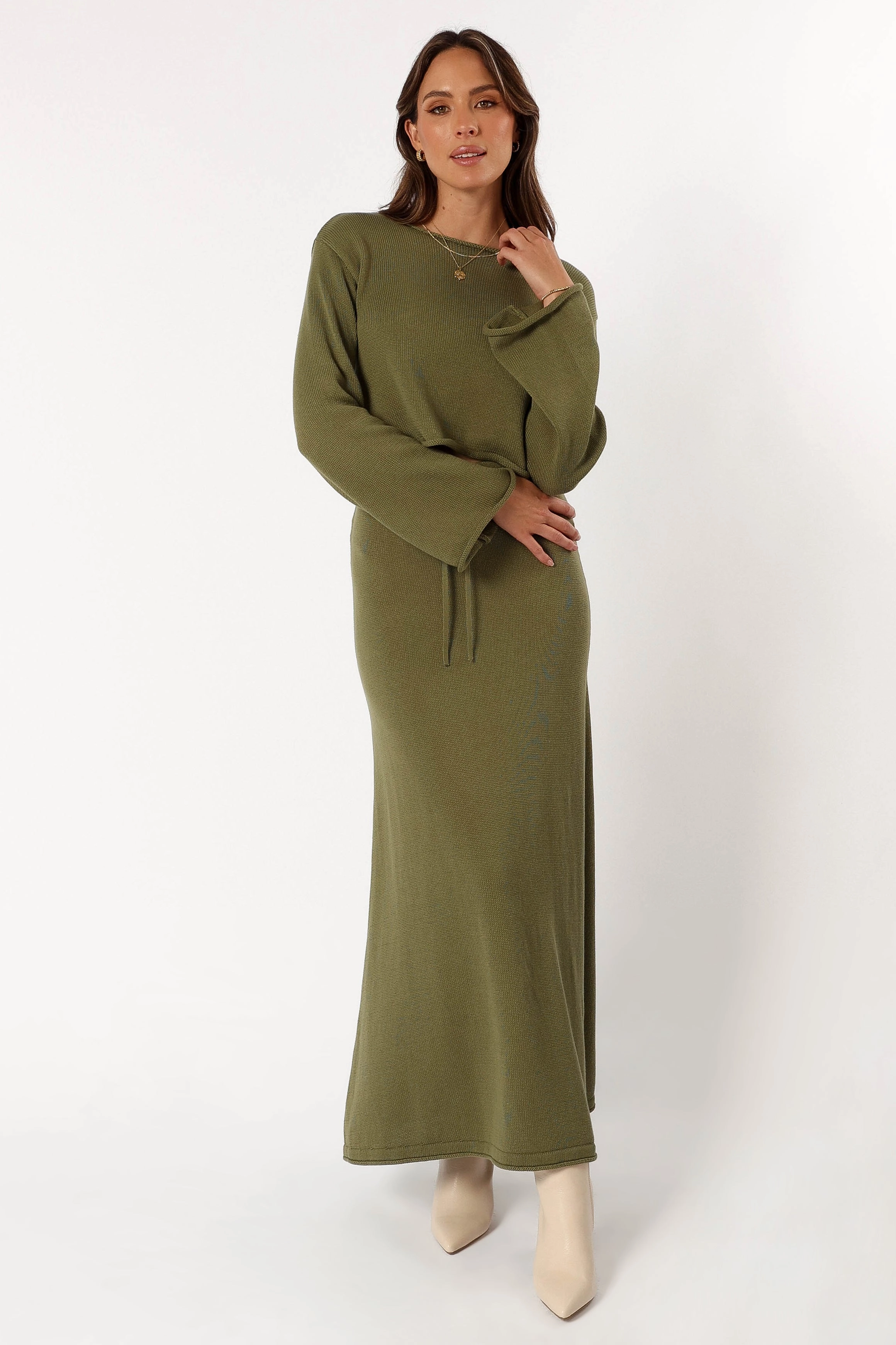 Rooney Knit Skirt - Olive