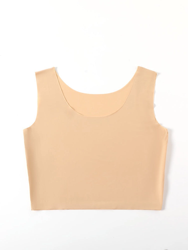 Seamless Breathable Ice Silk Crop Tank Top