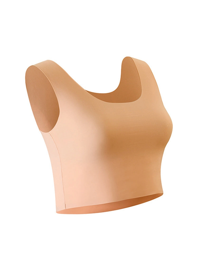 Seamless Breathable Ice Silk Crop Tank Top