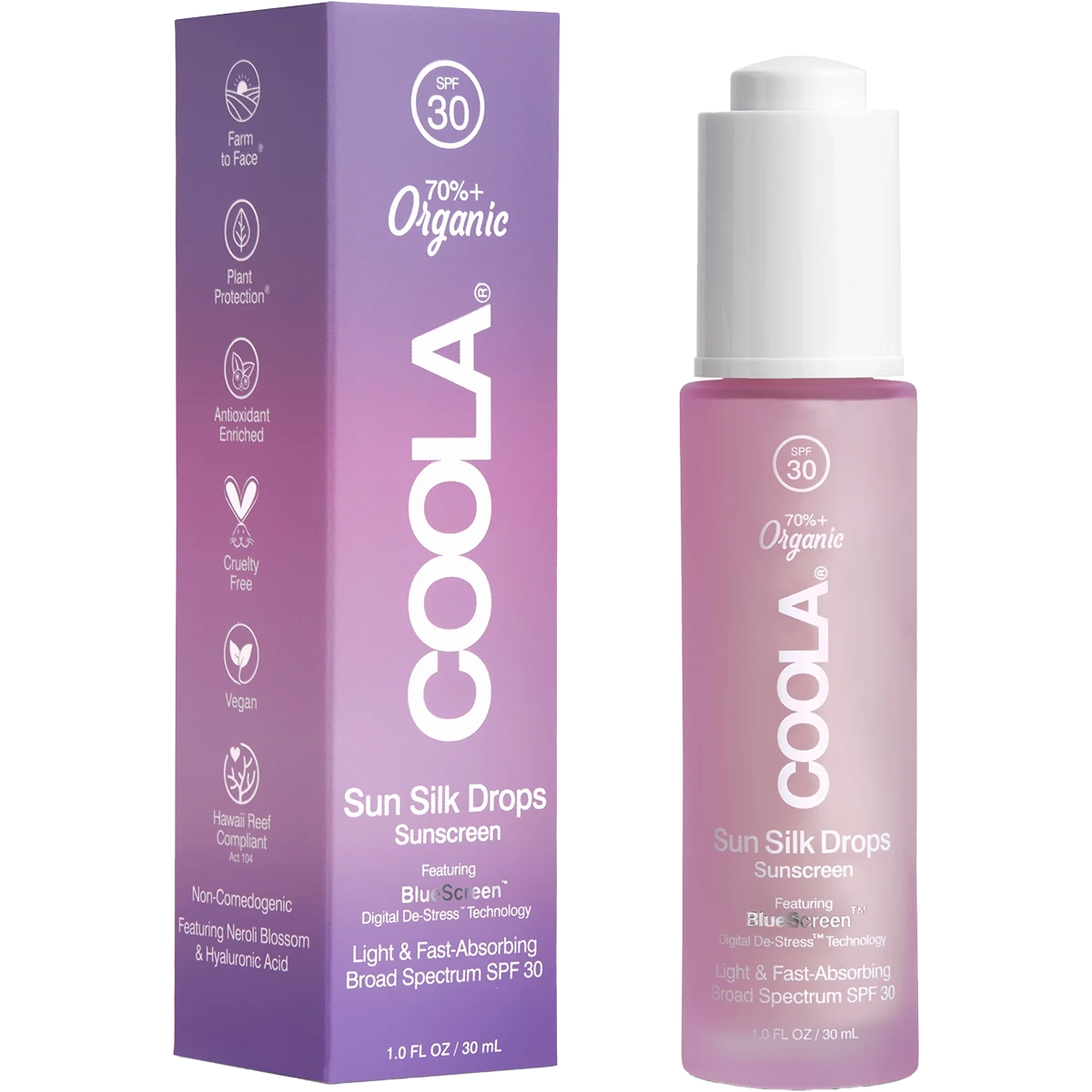 Sun Silk Drops Organic Face Sunscreen SPF 30