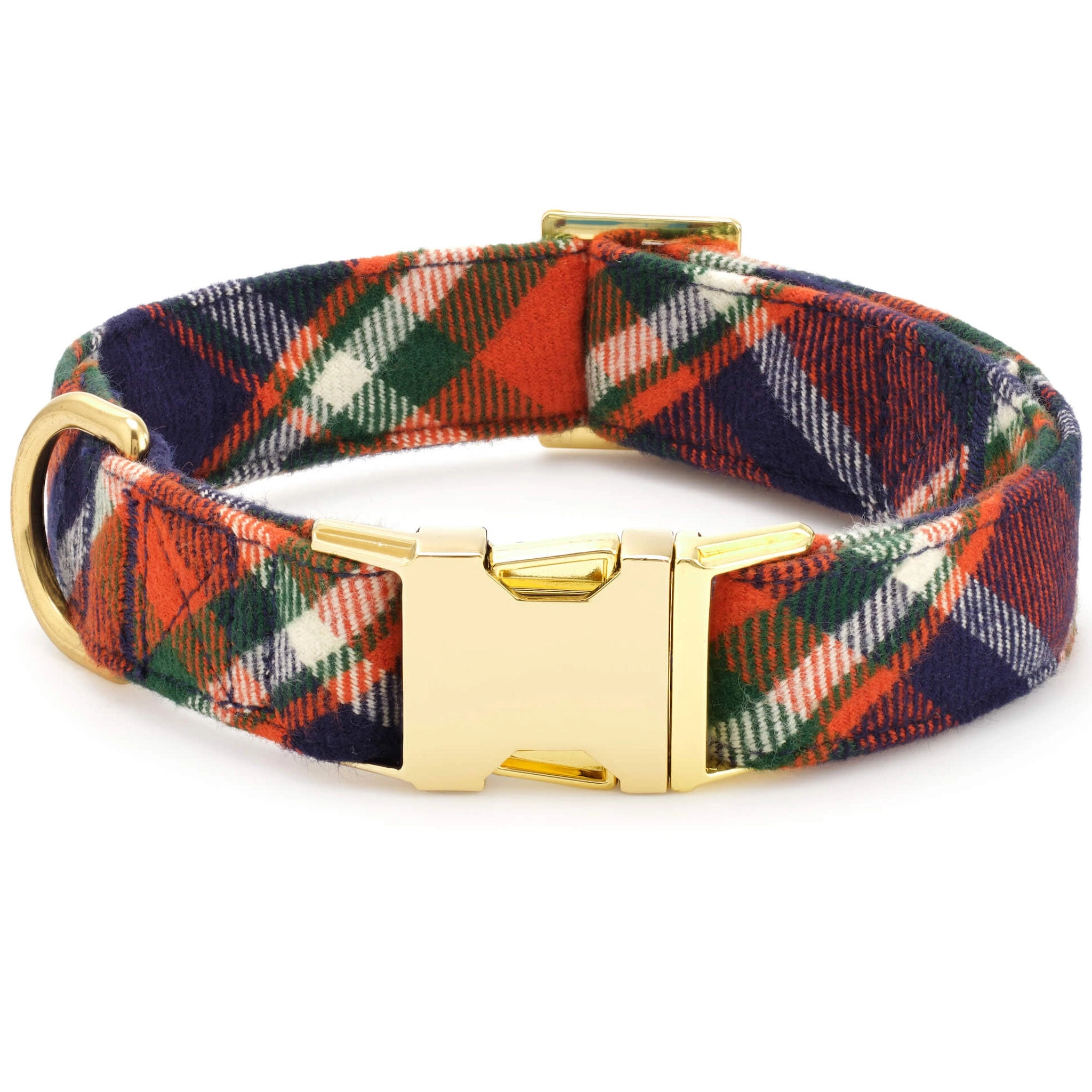 The Foggy Dog Collar - Dakota Plaid Flannel