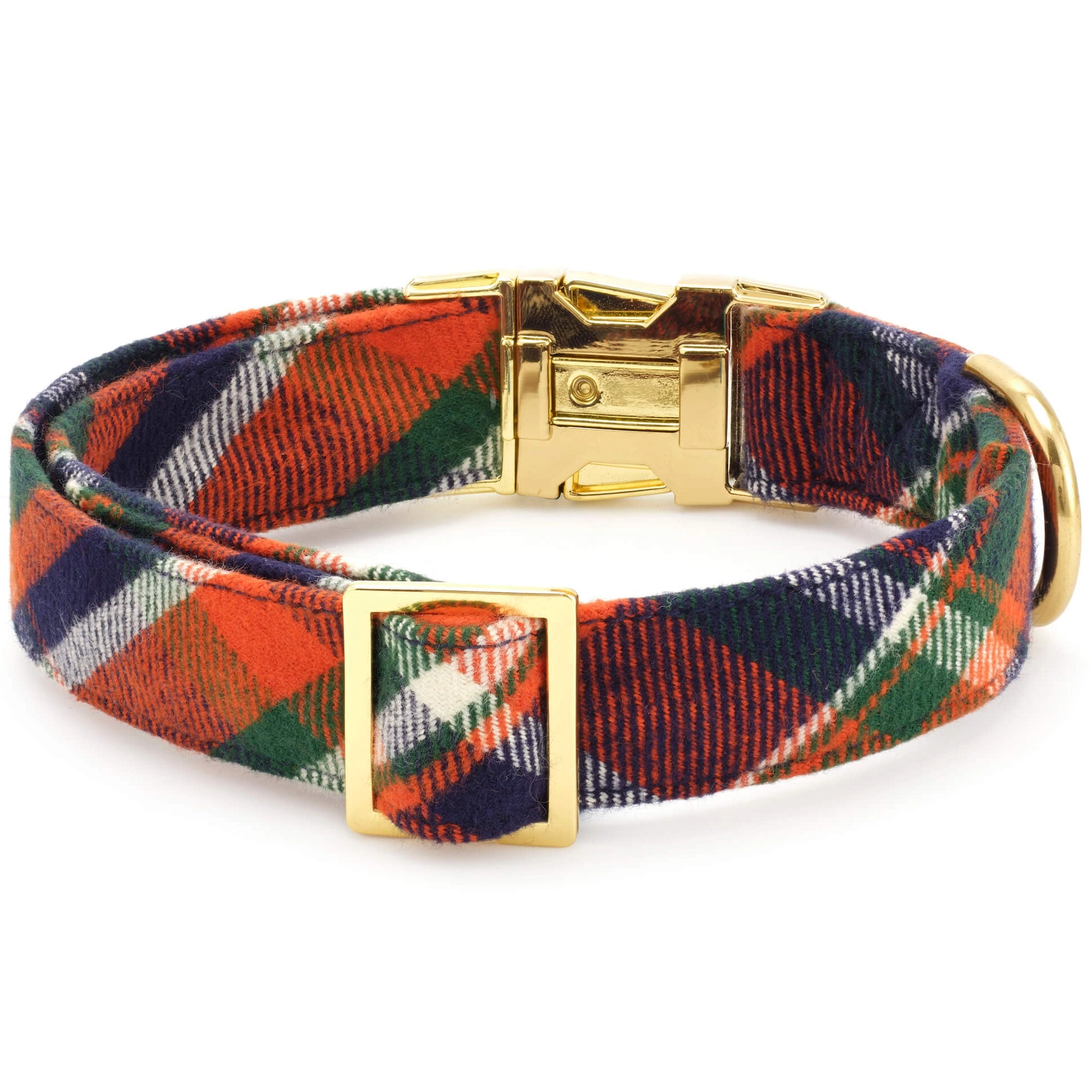 The Foggy Dog Collar - Dakota Plaid Flannel