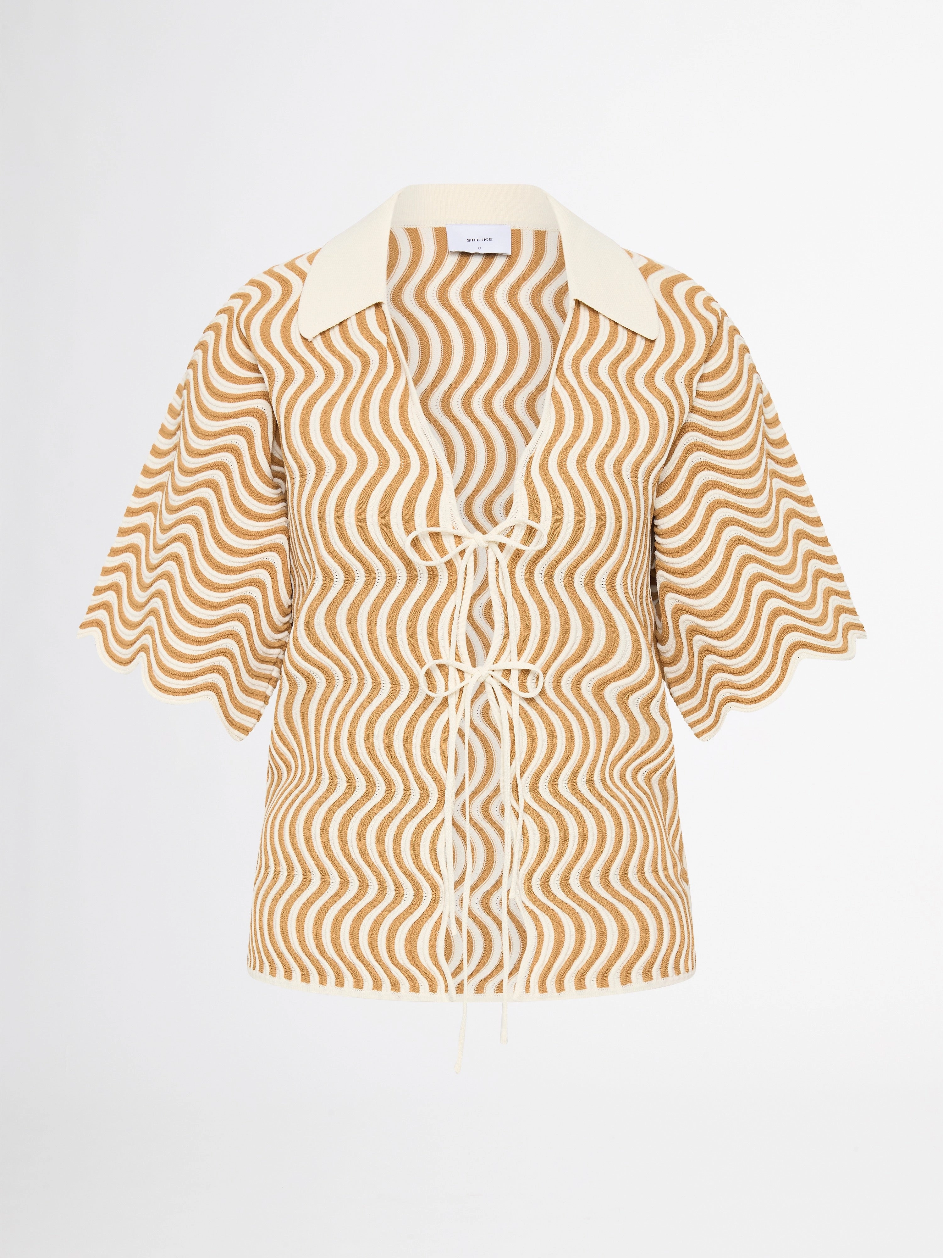 WAVY KNIT SHIRT